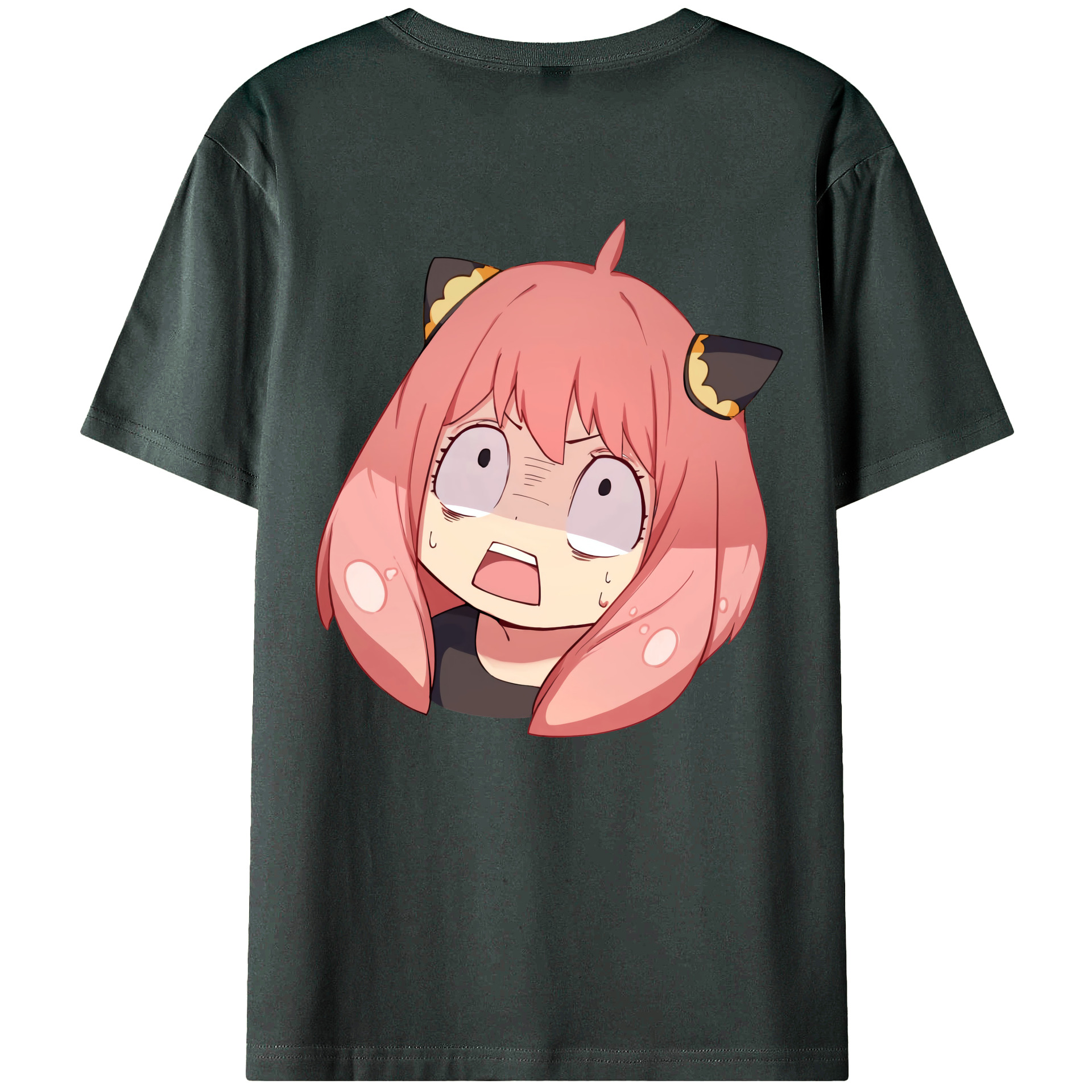 （画像用） SPY×FAMILY间谍家家酒 綿100％ メンズ半袖Tシャツ（バックプリント） 通気性